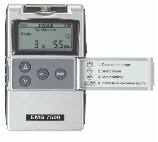 ELECTROESTUMULADOR EMS DIGITAL 7500