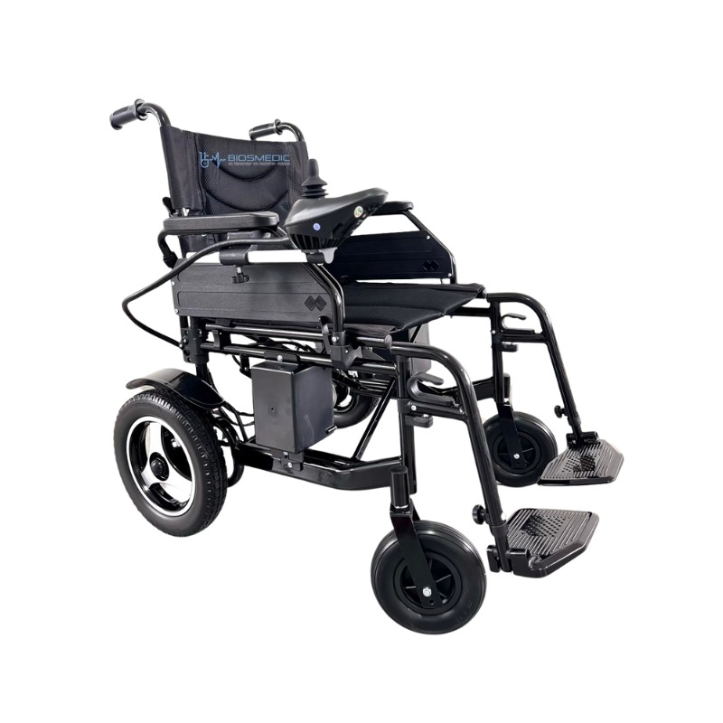 SILLA DE RUEDAS ELECTRICA NEGRA REF:HE701 PHYSIOTRAUMA