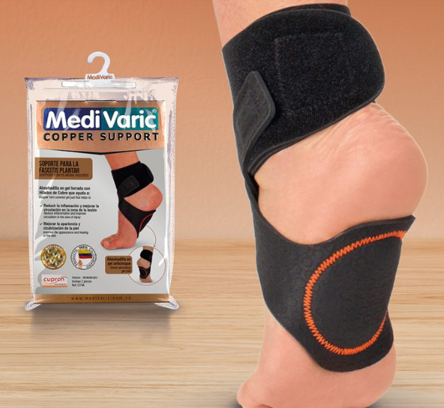 SOPORTE PARA LA FASCITIS PLANTAR CON HILADO DE COBRE MEDI VARIC