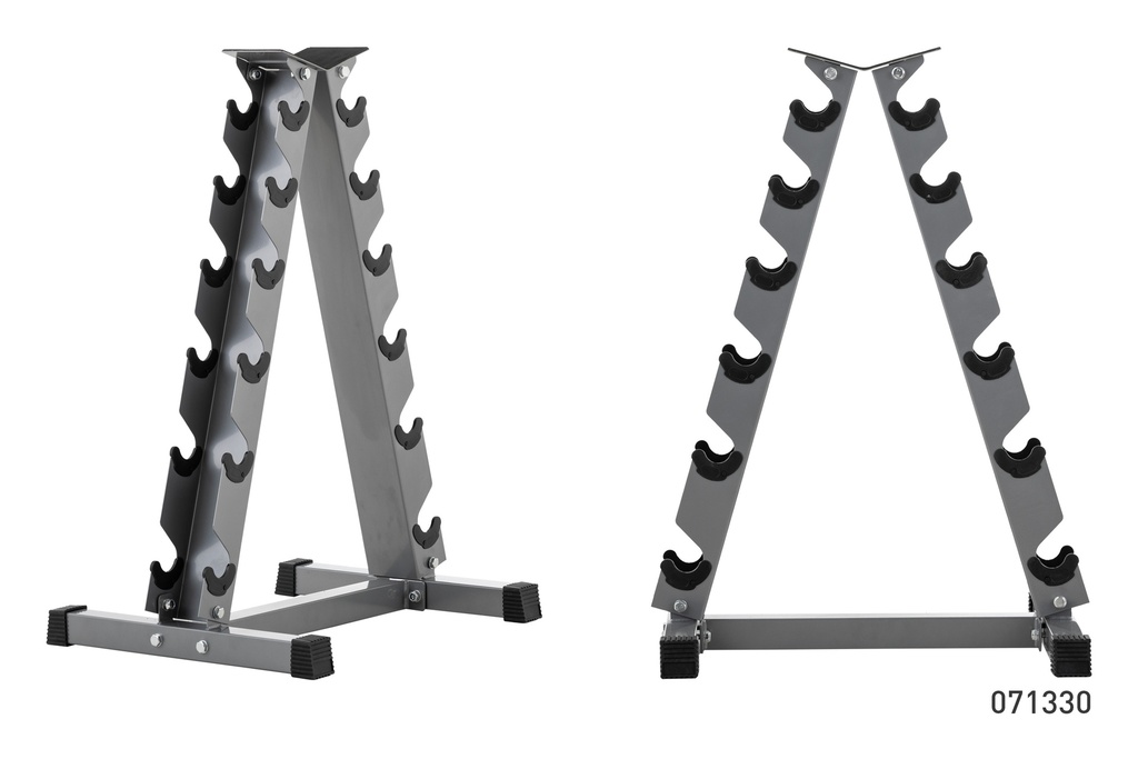 RACK PARA MANCUERNAS HEXAGONALES (PIRAMIDAL) VDMR003 SPORTFITNESS