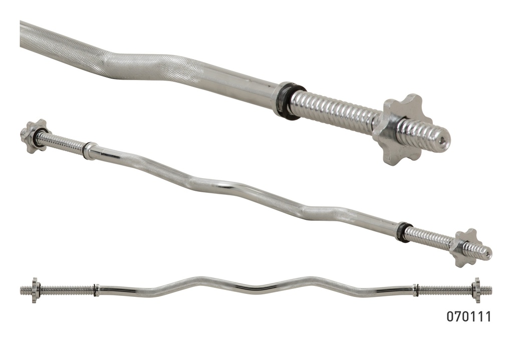 BARRA EN Z PARA PESAS 1.2MX2.5CM SPORTFITNESS