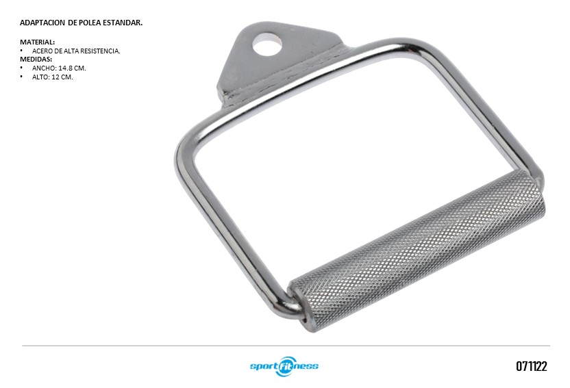 ADAPTACION POLEA ESTANDAR NT-0451N SPORTFITNESS