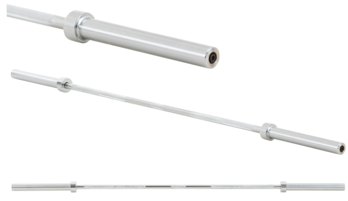 BARRA PESAS OLÍMPICA PROFESIONAL 2.20 SPORTFINESS CON SEGUROS SPORTFITNESS