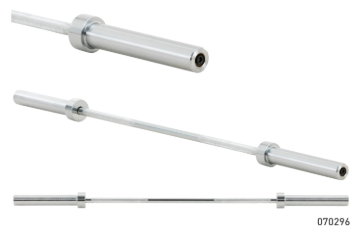 BARRA RECTA 2" SEMI-PROFESIONAL (150CM) CB-0812 CON SEGURO SPORTFITNESS