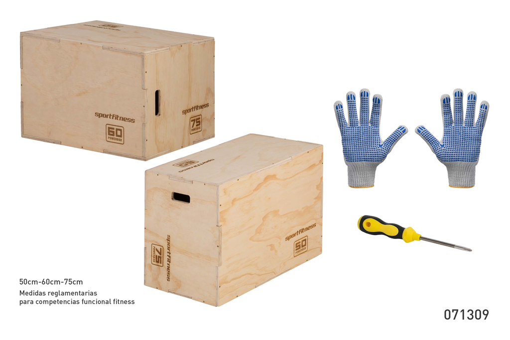 CAJON PLIOMETRICO PBX-W-003 SPORTFITNESS