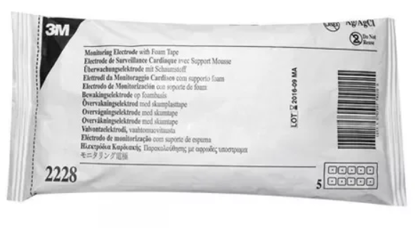 ELECTRODO MONITORIZACION REF 2228 3M