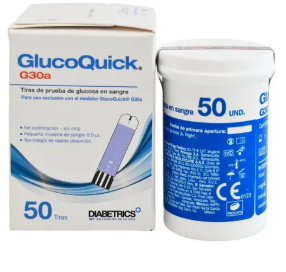 TIRILLAS CAJA X 50 GLUCOQUICK
