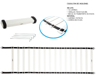 ESCALERA DE AGILIDAD (16 LAMINAS) LD004 SPORTFITNESS