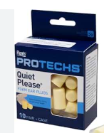 TAPON AUDITIVO EN ESPUMA CAJA X 20 UN.+ ESTUCHE (10 PARES)