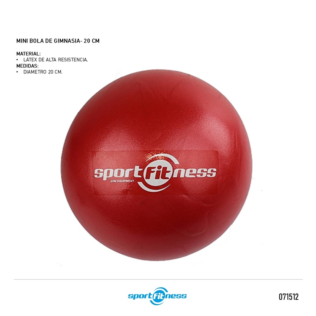BALON MINI GYM BALL SPORTFITNESS