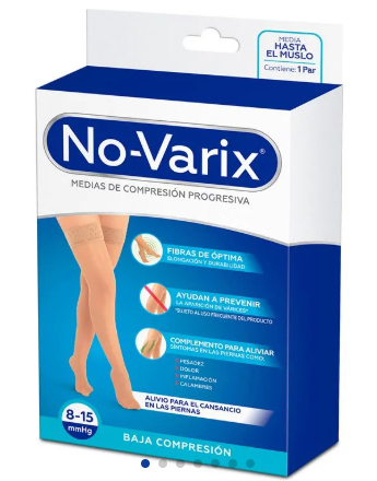 MEDIA DE COMPRESION MUSLO VELADA  8-15  REF:101074 NO-VARIX