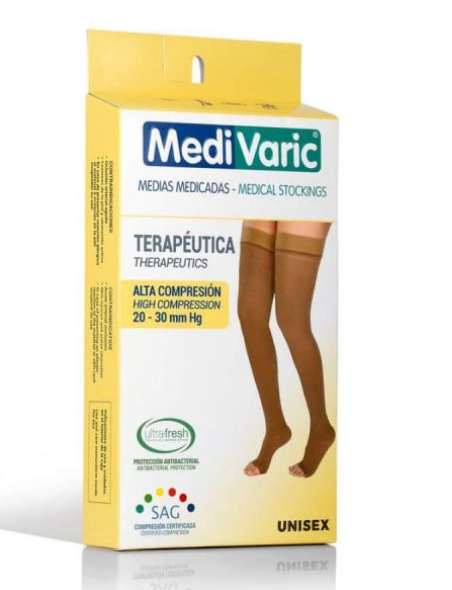 MEDIA DE COMPRESION MUSLO OPACA 20-30 REF:5232p MEDIVARIC