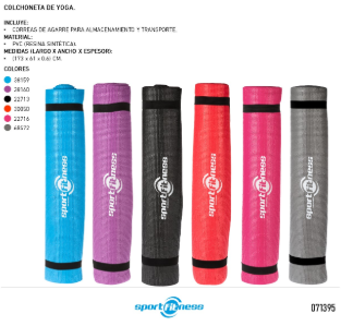 COLCHONETA ESTERA 61X1.71 SPORTFITNESS