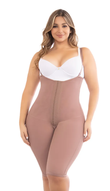 FAJA RODILLA EN TIRAS SENOS LIBRES2 BROCHES CENTRAL ABERTURA CREMALLERA FAJATE