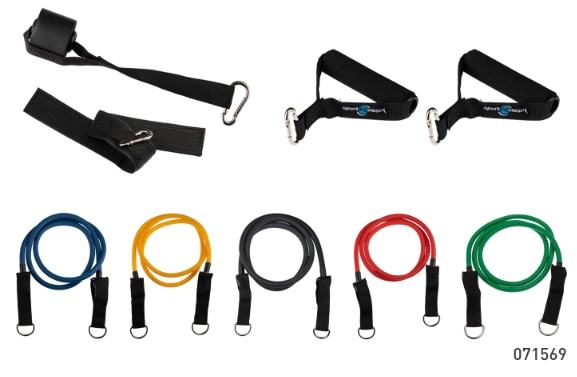 SET DE BANDAS TUBULARES DE RESISTENCIA SPORTFITNESS