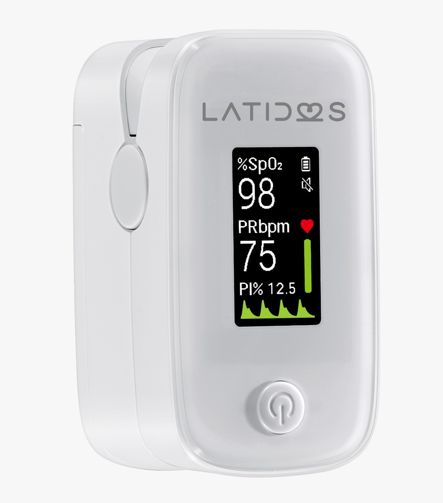 OXIMETRO BASIC CON CURVA LATIDOS GMD